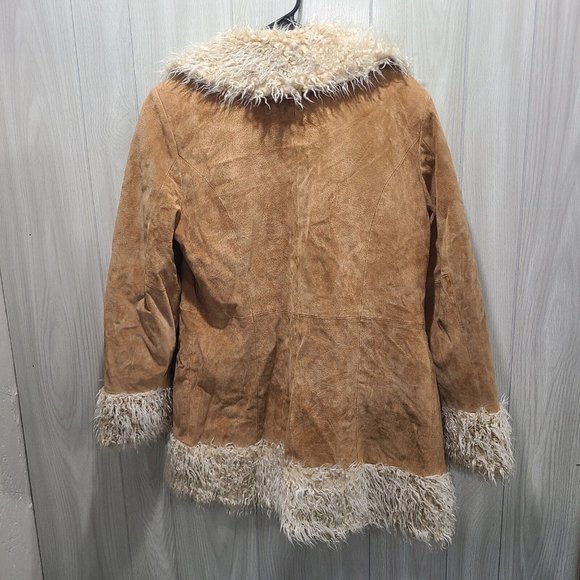 Giacca Camel Teddy Jacket with Faux Fur - Picture 9 of 11